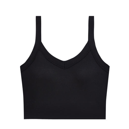 【带胸垫】 二件减10元辣妹纯色吊带背心一体式胸垫外穿上衣无钢圈细带打底抹胸 JX 000 99106 商品图7