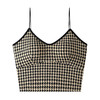 【搭配王炸】高弹舒适打底美背蕾丝&千鸟格蚕丝吊带内衣 可外穿 可内搭 胸垫可拆卸 商品缩略图9