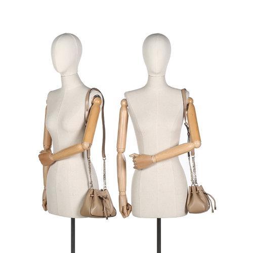 Michael Kors/迈克·科尔斯【22春夏新款】女士PHOEBE系列皮革超小号单肩斜挎包抽绳包水桶包 32H1L8PD0L 商品图4