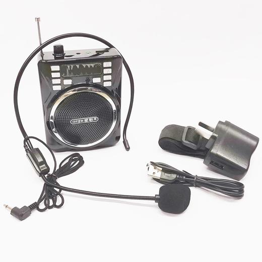 小蜜蜂扩音器教学腰挂收音机插卡音响箱 插卡插优盘 商品图8