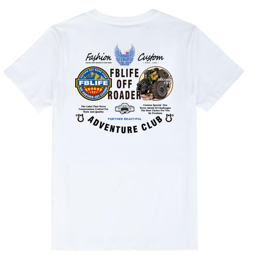 2022自由基地FB原创设计越野车硬派团队定制T恤衫潮流休闲半袖体T NMT-1812 商品图3