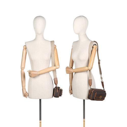 Michael Kors/迈克·科尔斯【22春夏新款】女士Bradshaw系列人造革单肩斜挎包老花图案中号 32F1G2BC2B 商品图4