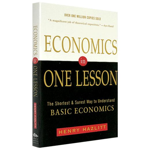 一课经济学 英文原版 Economics in One Lesson 经济学的一堂课 罗辑思维推荐经济学入门读物 全英文版进口英语书籍 商品图4