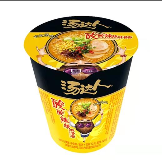 【北城积分兑换】统一 汤达人酸酸辣辣杯面90g*1桶 商品图0