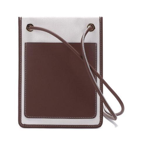 BURBERRY/博柏利【21秋冬新款】女款织物/配皮单肩斜挎包颈部挂包 80388221 商品图2