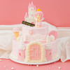 【公主殿下蛋糕】双层戚风打造出粉色浪漫的治愈城堡，那是每位女孩梦想拥有的甜甜内心世界~（可选2.5/3.5/4.5磅） 商品缩略图0