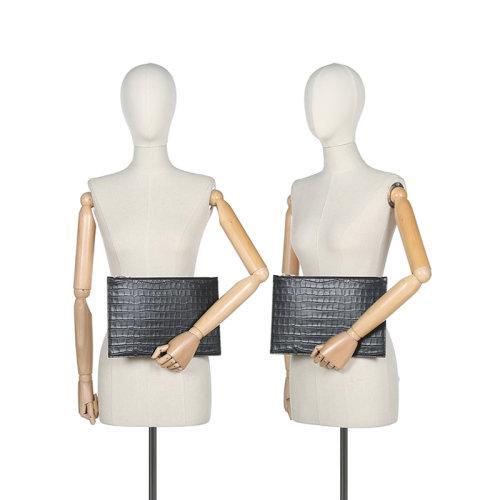 Alexander McQueen/亚历山大麦昆 2021款 男士皮革扁平手拿包 649233 DZTIY 商品图4