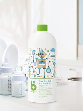 甘尼克宝贝奶瓶餐具清洁液补充装946ML