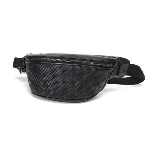 【现货秒发】ERMENEGILDOZEGNA/杰尼亚 男士牛皮革胸包斜挎包腰包 202 LHPTA C1514P 商品图1