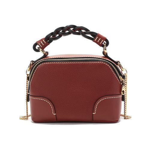 CHLOE/克洛伊 2021款 女士迷你款Daria系列牛皮手提单肩斜挎包链条包 CHC20WS362C62 商品图7