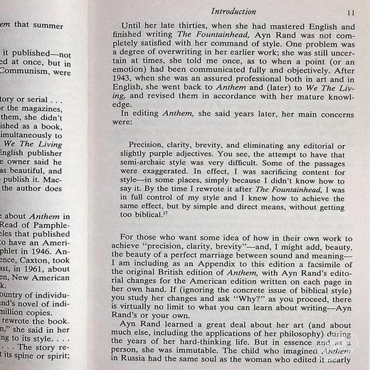 【中商原版】[英文原版]Anthem 赞美诗/安·兰德 Ayn Rand/SIGNET/50周年版 商品图4