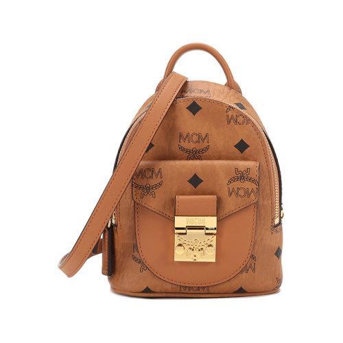 【国内现货】MCM/MCM 2021款 女士Patricia Visetos系列皮革单肩斜挎包迷你款 MWRBSPA01 商品图0