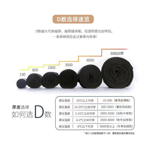 阪织屋经典80D哑光连脚连裤袜1511149020107 商品图4