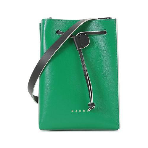 【国内现货】MARNI/玛尼 2021款 女士牛皮革单肩斜挎包抽绳包水桶包 SCMP0040Q0 P2644 商品图0