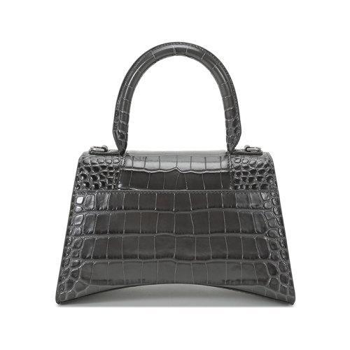 【国内现货】Balenciaga/巴黎世家 2021款 女士牛皮革Hourglass手提单肩斜挎包沙漏包小号 593546 1LR6Y 商品图7