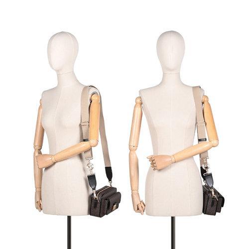 Michael Kors/迈克·科尔斯【22春夏新款】女士Bradshaw系列人造革单肩斜挎包老花图案中号 32F1G2BC2B 商品图9