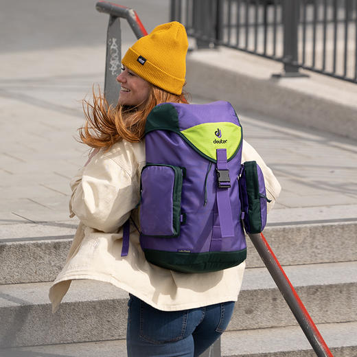 德国多特deuter进口复古城市记忆双肩包潮流时尚年代纯色电脑背包 商品图2