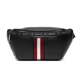 BALLY/巴利【21秋冬新款】男士Highpoint系列皮质胸包斜挎包腰包条纹 HAKAB