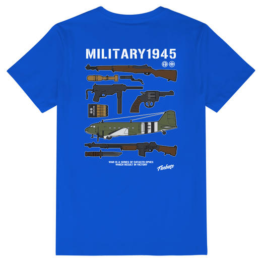 2022FB战术军风系列MILITARY1945图案印花军迷户外休闲T恤夏装汗T NMT-1818 商品图6