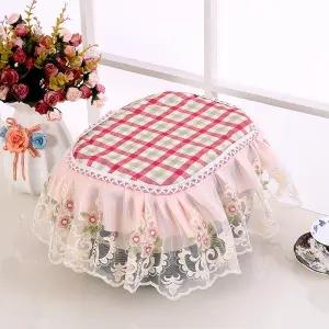 U56278 田园椭圆形电饭锅罩多功能欧式盖巾布艺蕾丝电饭煲家用盖 商品图4