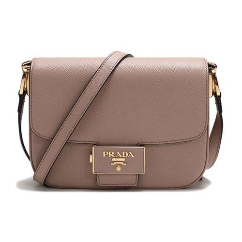【现货秒发】PRADA/普拉达 女士Emblème系列Saffiano皮革单肩斜挎包 1BD217 NZV 商品图0