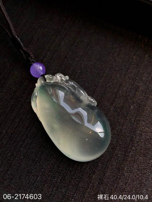 玻璃飘翠福瓜裸石【06-2174603】具体价格微信咨询 商品图6