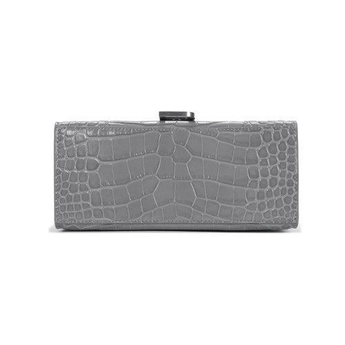 【国内现货】Balenciaga/巴黎世家 2021款 女士牛皮革Hourglass手提单肩斜挎包沙漏包小号 593546 1LR6Y 商品图3