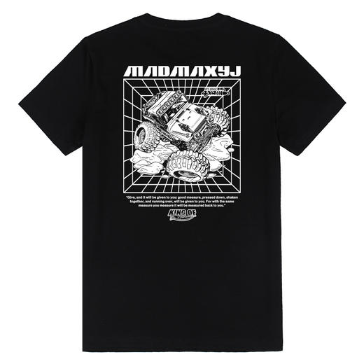 2022FREEBASE越野车创意图案FB系列OFFROAD潮男夏装短袖T恤衫打底 NMT-1817 商品图3