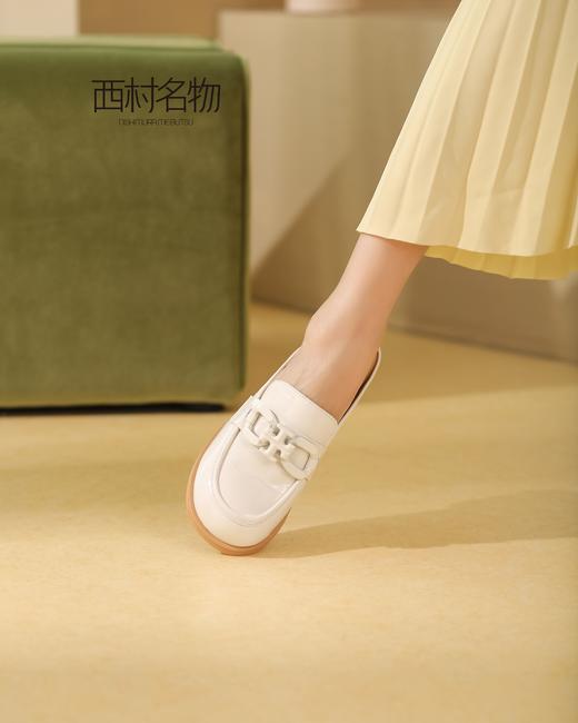 西村名物2022春夏新款穆勒拖凉拖鞋女夏单鞋子X22AH19971 商品图1