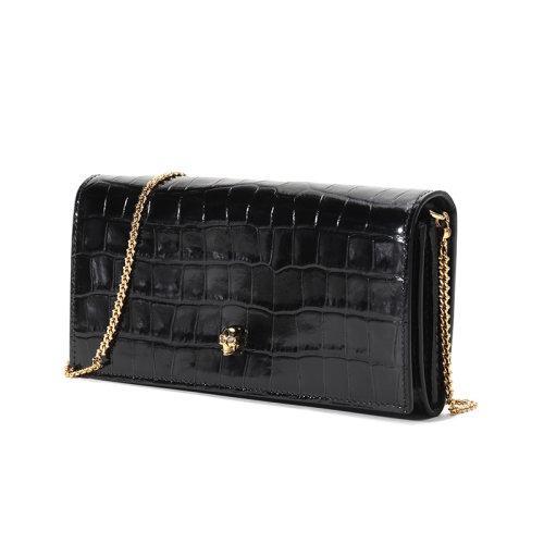 Alexander McQueen/亚历山大麦昆 2021款 女士皮革单肩斜挎包手拿包链条包 632031 1JM0G 商品图1