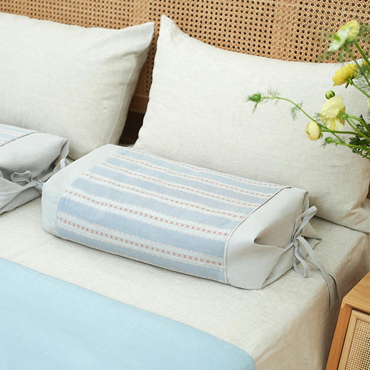 复古立体莫代尔可调节荞麦枕头 商品图0