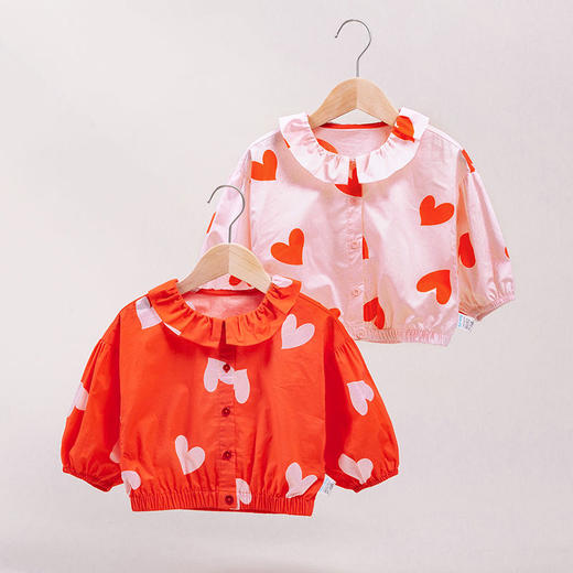贝贝怡童装女童夏季外套甜美可爱儿童上衣2022新款全棉舒适外套 商品图5