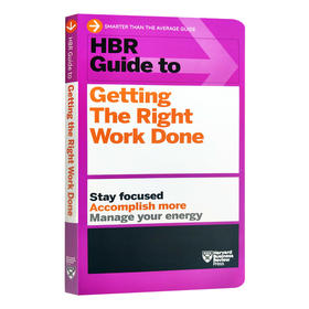 哈佛商业评论指南系列 获得正确的工作 英文原版 HBR Guide to Getting the Right Work Done 英文版 进口英语书籍