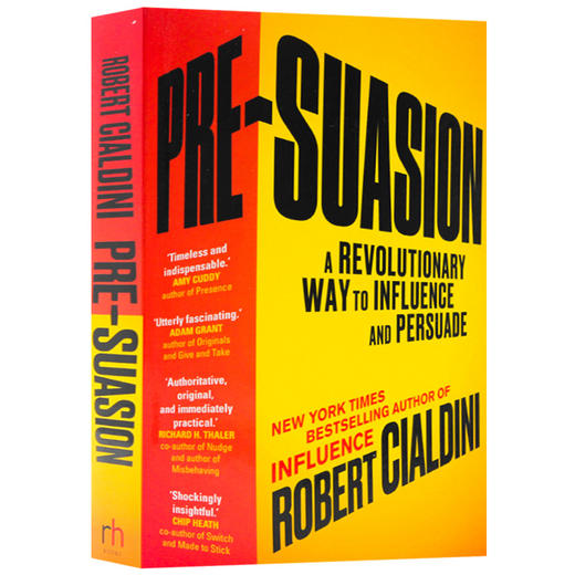 先发影响力 英文原版书 Pre-Suasion 被说服之前 影响和说服 Robert Cialdini 英文版进口原版英语经济学书籍 商品图2