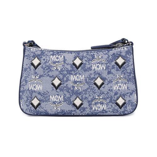 MCM/MCM【21秋冬新款】女士织物/配皮Vintage Jacquard onogram单肩斜挎包迷你款 MWSBATQ01 商品图6