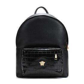 【现货秒发】VERSACE/范思哲 男士织物/配皮双肩包 DFZ5350 DGOVV3