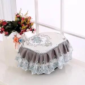 U56278 田园椭圆形电饭锅罩多功能欧式盖巾布艺蕾丝电饭煲家用盖 商品图8