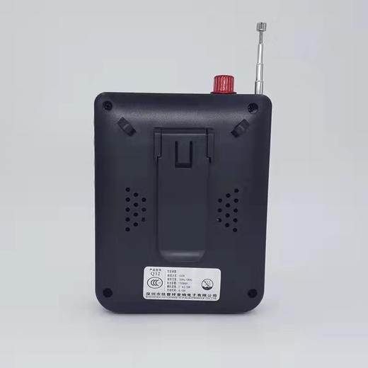 小蜜蜂扩音器教学腰挂收音机插卡音响箱 插卡插优盘 商品图6