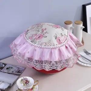 U56278 田园椭圆形电饭锅罩多功能欧式盖巾布艺蕾丝电饭煲家用盖 商品图9