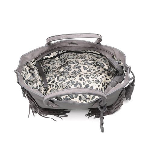 Longchamp/珑骧 女士Pénélope系列牛皮中号流苏手提包 1295 HLU 商品图4