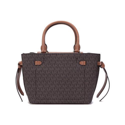 Michael Kors/迈克·科尔斯【22春夏新款】女士HAMILTON LEGACY系列人造革/牛皮革小号手提单肩斜挎包老花图案 30F1G9HS5B 商品图1