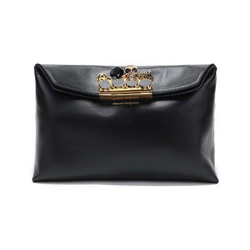 【国内现货】Alexander McQueen/亚历山大麦昆 2021款 女士皮革手拿包 631864 CSRRT 商品图0