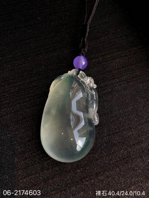 玻璃飘翠福瓜裸石【06-2174603】具体价格微信咨询 商品图2