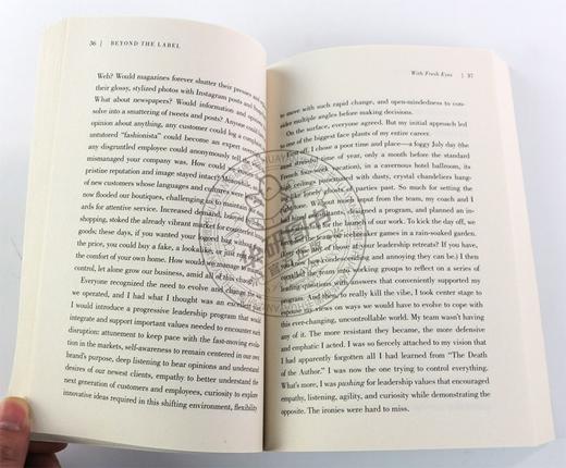 Collins 深度思考不断逼近问题的本质 英文原版书 Beyond the Label 英文版进口英语成功励志书籍 香奈儿前CEO莫琳希凯 Maureen Chiquet 商品图1