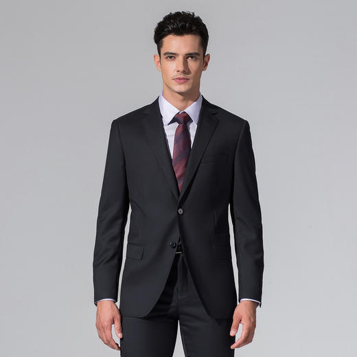 【上衣+裤子】罗蒙春秋西服套装男士正装商务通勤职业西装两件套 商品图2