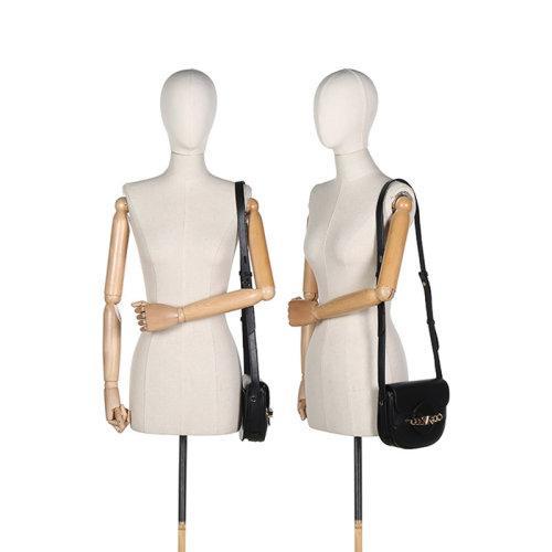 Michael Kors/迈克·科尔斯【22春夏新款】女士HALLY系列皮革单肩斜挎包马鞍包 30F1G2HM6L 商品图4