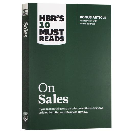 哈佛商业评论管理必读 销售 英文原版 HBR's 10 Must Reads on Sales 市场营销 英文版进口原版英语书籍 商品图3