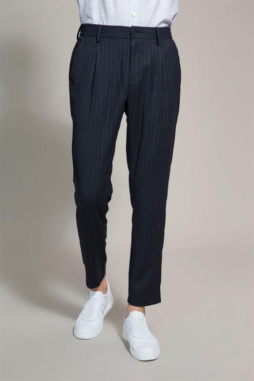 callisto藏青色休闲裤  SOCPW031NA 商品图1