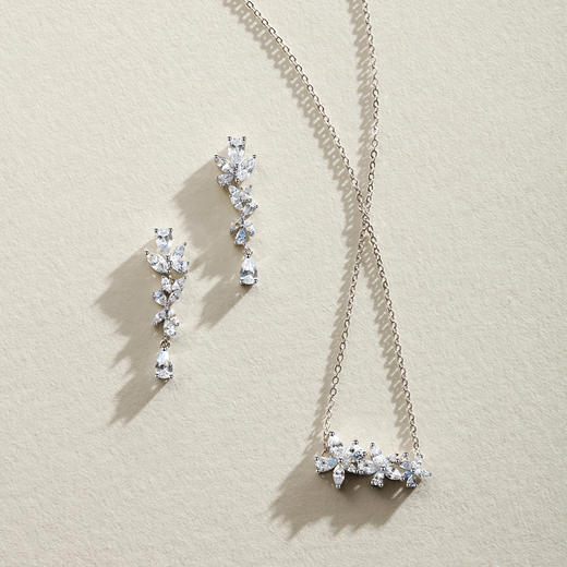 【明星同款】紫藤【耳钉】Fanci范琦 紫藤花系列 925银饰轻奢生日礼物 下单赠精美礼盒 顺丰空运+运费险 商品图2