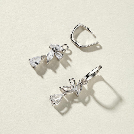 【明星同款】紫藤闪耀【耳环】Fanci范琦 紫藤花系列 925银饰轻奢生日礼物  商品图2